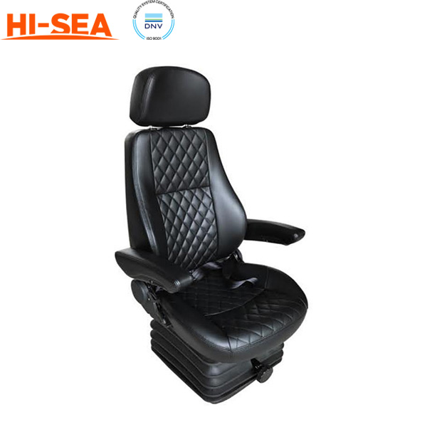 Yacht Chair with Leather-cover Base Shock Absorber